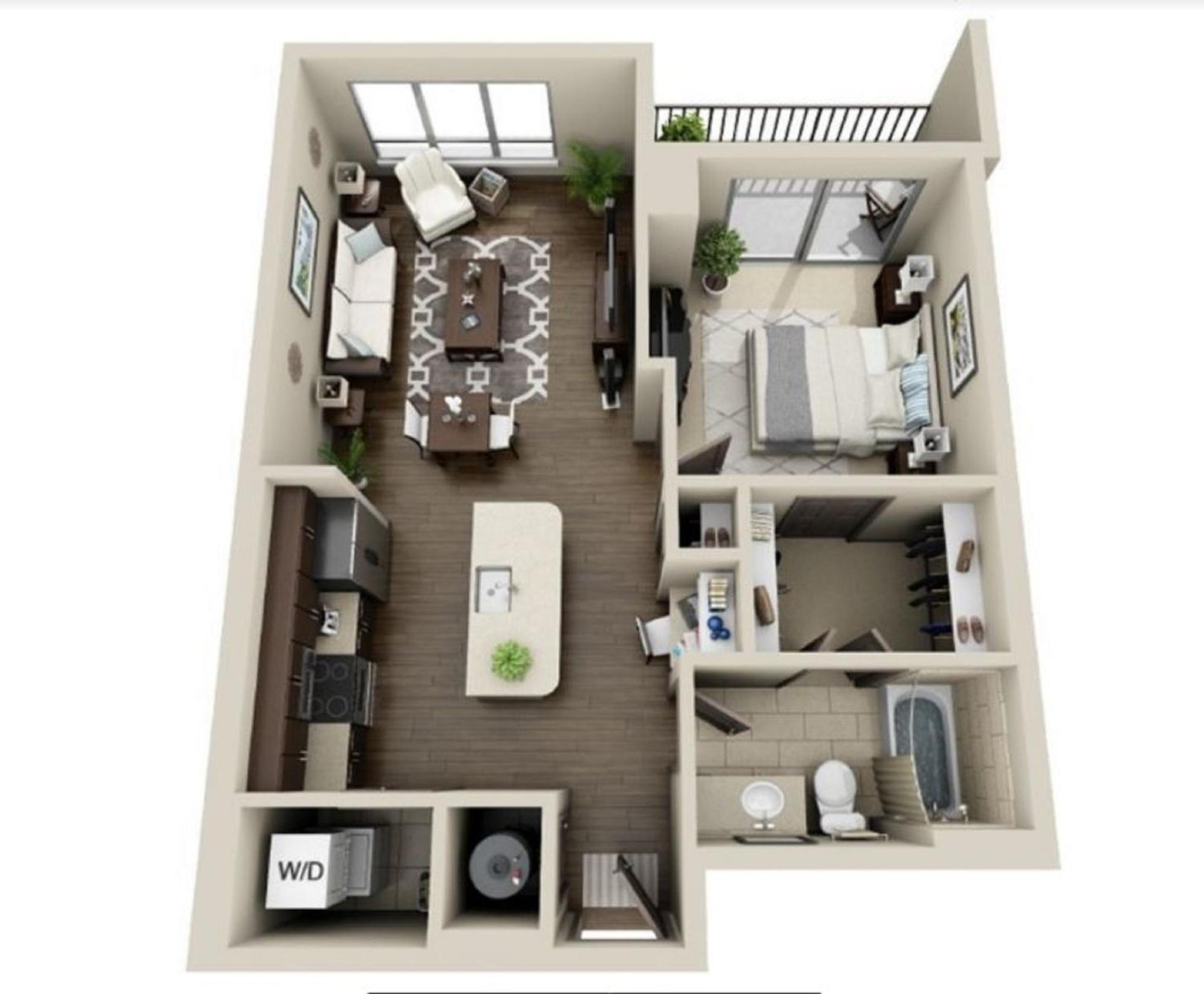 Uptown Furnished Near Boa Stadium Apts Apartment