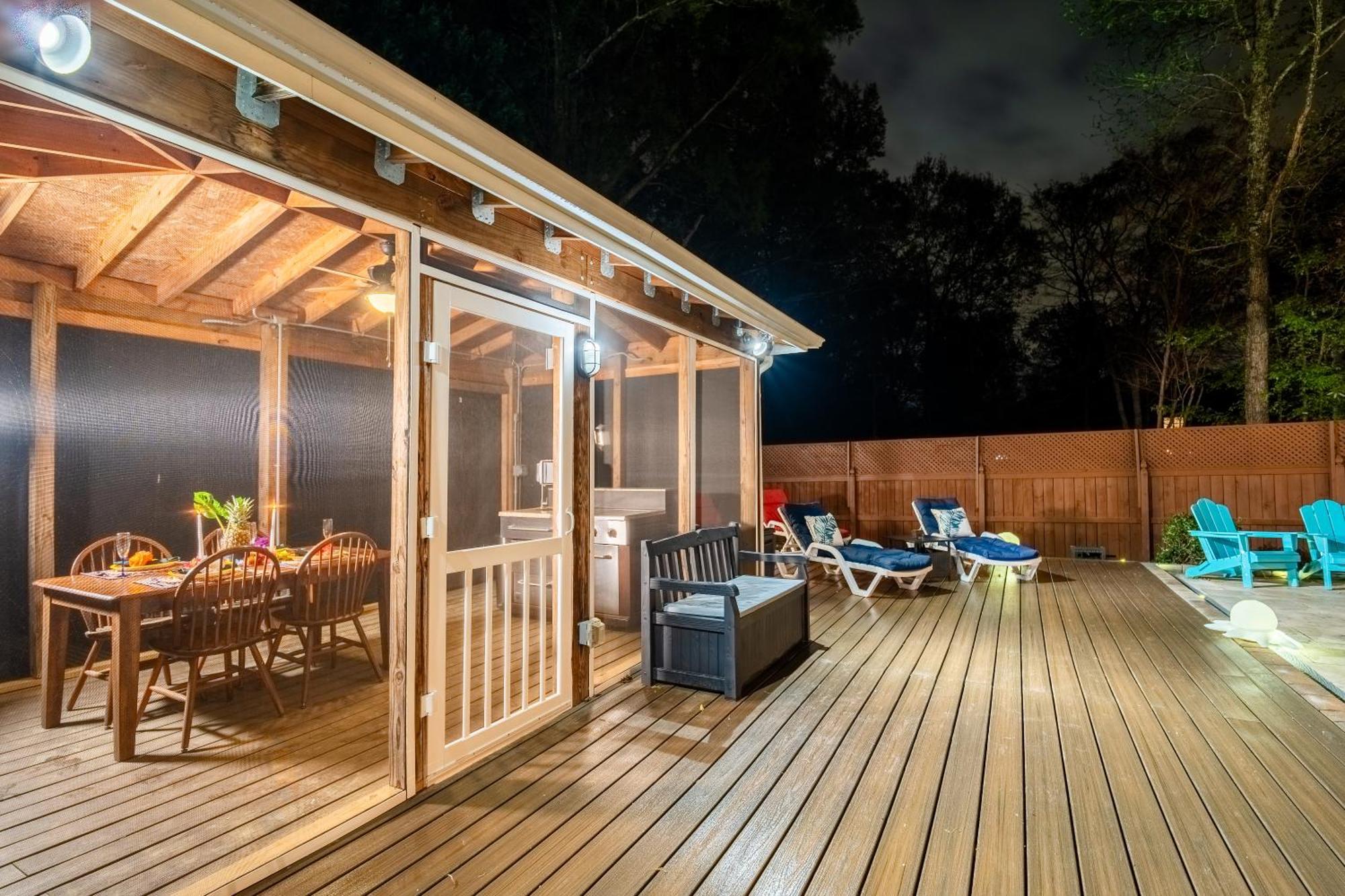 Apartment Tiki Hut, Bar, Kitchenette, Grill, Firepit At Pool Charlotte