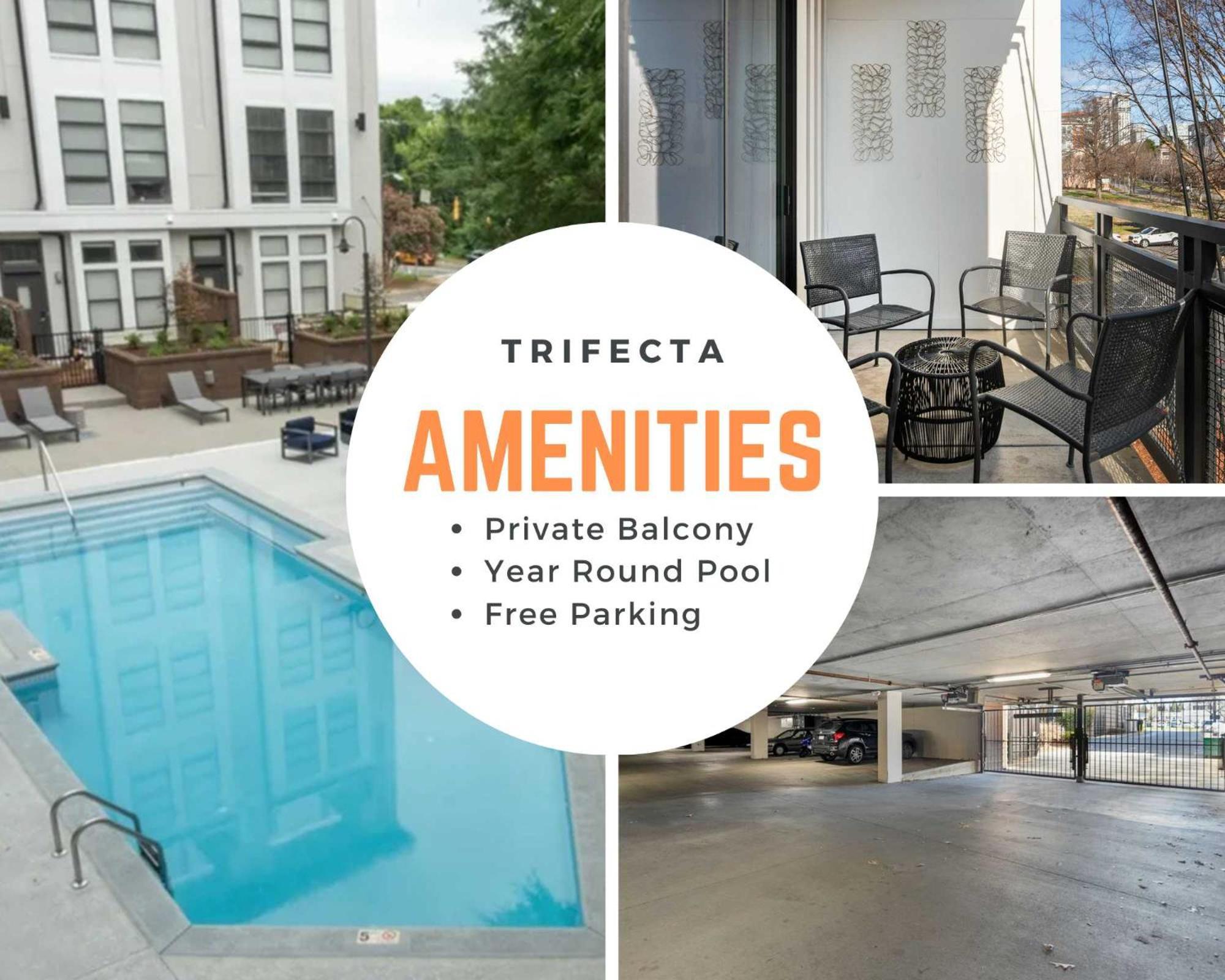 Apartment Spacious 2bd With Private Balcony And Free Parking Charlotte